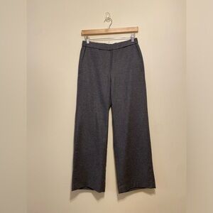 DIEGA Charcoal Wide-Leg Trousers - Dark Gray. Size S